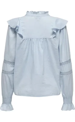 Outlet Bluse - Julia - Cashmere Blue Bluser