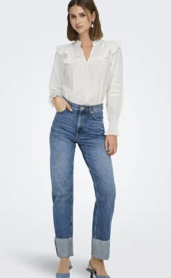 New Bluse - Julia - Cloud Dancer Bluser