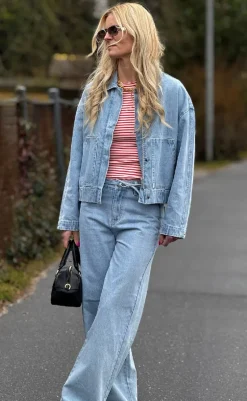 Hot Bukser - Gianna - Light Blue Denim Bukser & Jeans