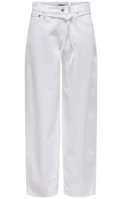 Best Bukser - Gianna - White Denim Bukser & Jeans