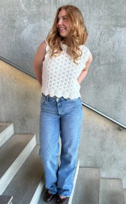 Discount Bukser - Juicy - Medium Blue Denim Bukser & Jeans