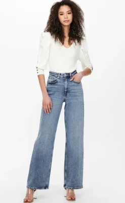 Discount Bukser - Juicy - Medium Blue Denim Bukser & Jeans