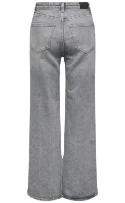 New Bukser - Juicy Wide Leg - Medium Grey Denim Bukser & Jeans