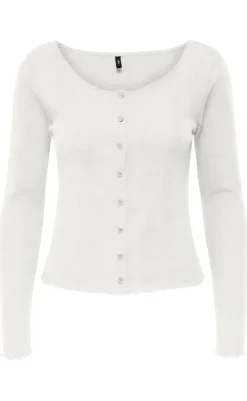 Online Cardigan - Tenna - Cloud Dancer Cardigans