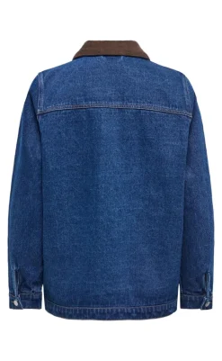 New Jakke - Frankie LS - Dark Blue Denim Jakker & Frakker|Alt Overtøj