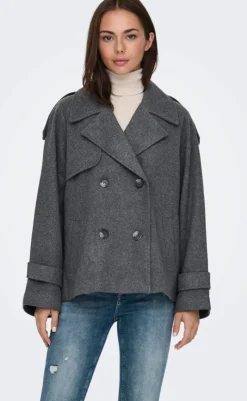 Sale Jakke - Maisy Wool Life - Dark Grey Melange Jakker & Frakker|Alt Overtøj