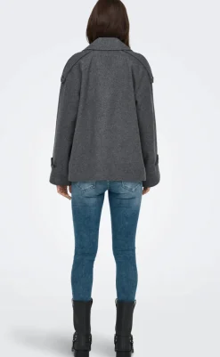 Sale Jakke - Maisy Wool Life - Dark Grey Melange Jakker & Frakker|Alt Overtøj