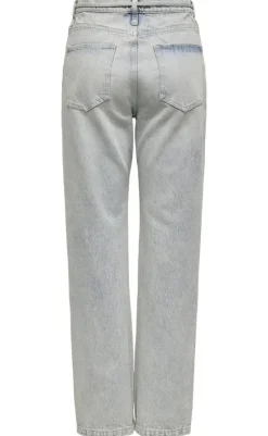 New Jeans - Gypsy HW Straight - Light Blue Denim Bukser & Jeans