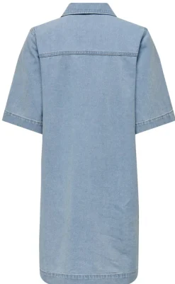 Outlet Kjole - Belle - Light Blue Denim Kjoler