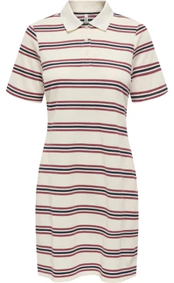 Clearance Kjole - Evie - Antique Whitw Navy Blazer/Ruby Wine Kjoler|Blazere & Indejakker