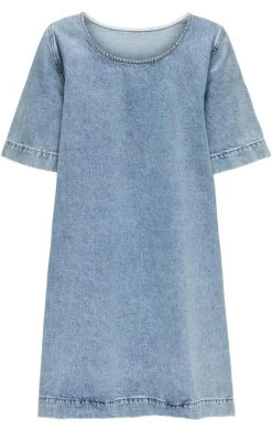 Kjole - Gigi Bow - Light Blue Denim Kjoler