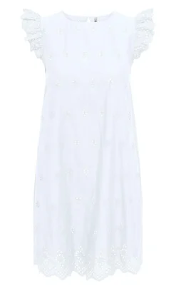 Kjole - Lou Life - Bright White Kjoler