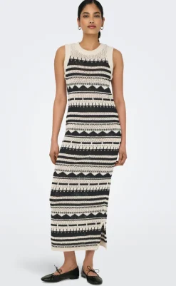 Kjole - Merida Life - Ecru Black Kjoler