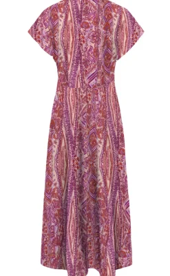 Clearance Kjole - Nova Mollie - Fuchsia Fedora w. Bohobabe Kjoler