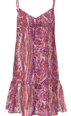 Clearance Kjole - Nova Vis Giu - Fuchsia Fedora w. Bohobabe Kjoler