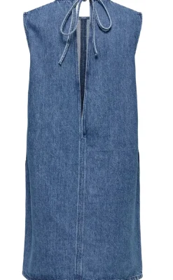 Hot Kjole - Vigga - Medium Blue Denim Kjoler
