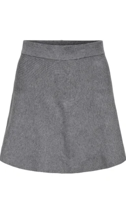 Hot Nederdel - Cosima - Medium Grey Melange Nederdele