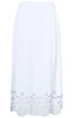 Hot Nederdel - Lou - Bright White Nederdele