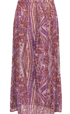 Outlet Nederdel - Nova Elite Button - Fuchsia Fedora w. Bohobabe Nederdele