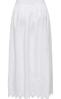 Online Nederdel - Tulum - Bright White Nederdele