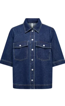 Hot Skjorte - Belle - Dark Blue Denim Skjorter