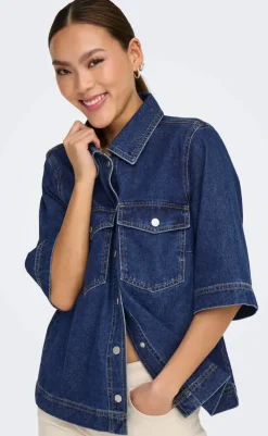 Hot Skjorte - Belle - Dark Blue Denim Skjorter