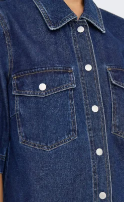 Hot Skjorte - Belle - Dark Blue Denim Skjorter