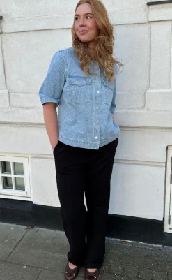 Hot Skjorte - Belle - Light Blue Denim Skjorter