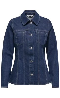 Outlet Skjorte - Elle - Dark Blue Denim Skjorter