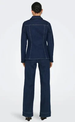 Outlet Skjorte - Elle - Dark Blue Denim Skjorter