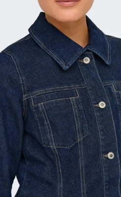 Outlet Skjorte - Elle - Dark Blue Denim Skjorter