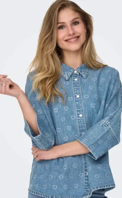 Best Skjorte - Grace - Light Blue Denim Skjorter