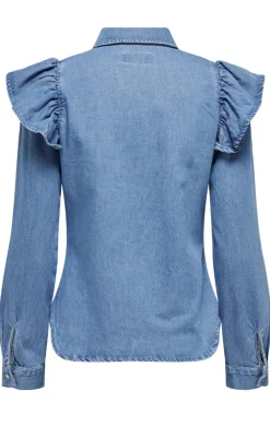 Skjorte - Indigo - Medium Blue Denim Skjorter