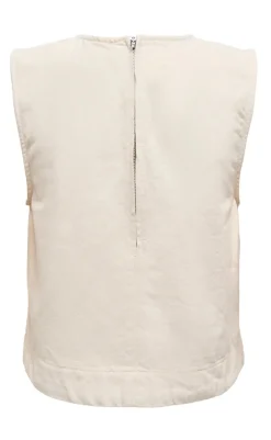 Online Top - Dorsi - Ecru T-shirts & Toppe