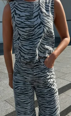 Top - Dorsi  - Zebra T-shirts & Toppe