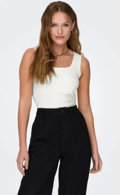 Outlet Top - Lea 2 Ways - Cloud Dancer T-shirts & Toppe