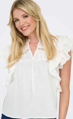 Discount Top - Sunny - Cloud Dancer T-shirts & Toppe