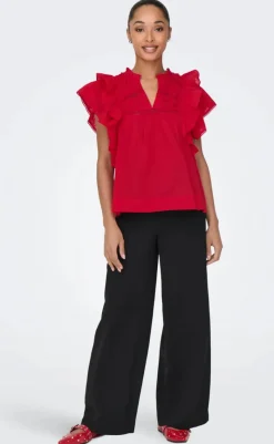 Online Top - Sunny - High Risk Red T-shirts & Toppe