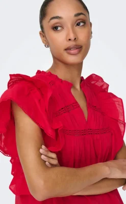 Online Top - Sunny - High Risk Red T-shirts & Toppe