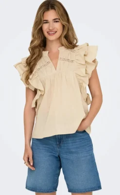 Outlet Top - Sunny - Humus T-shirts & Toppe