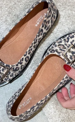 Discount Ballerina - Must S - Suede Leopard Brown Loafers & Ballerinaer