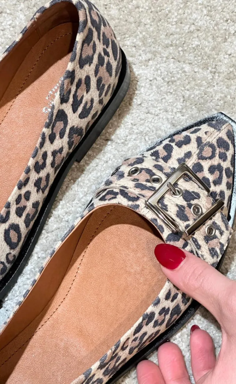 Discount Ballerina - Must S - Suede Leopard Brown Loafers & Ballerinaer