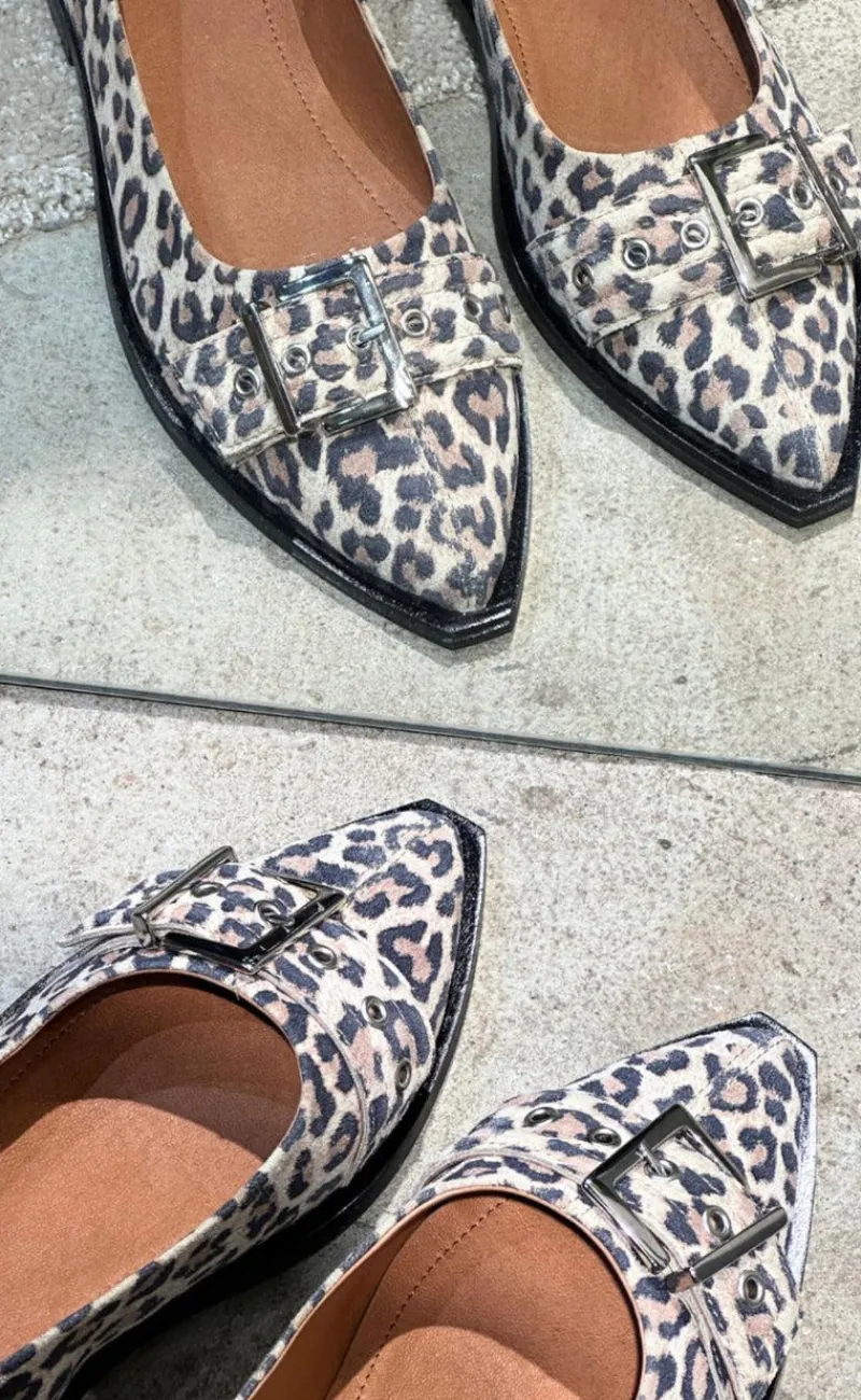 Discount Ballerina - Must S - Suede Leopard Brown Loafers & Ballerinaer