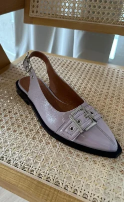 Ballerina - Want P - Leather Patent Lavender Loafers & Ballerinaer