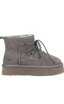 Discount Støvle - Dumble XL Lace - Grey Dark Støvler