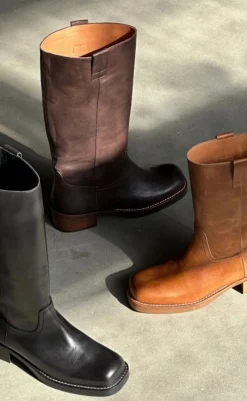 Støvler - Cameron Long - Leather Brown Støvler