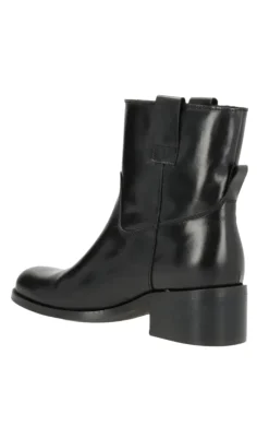 Sale Støvler - Martina Low - Leather Black Støvler