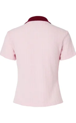 Bluse - Alysia - Pink Tulle/Rhubarb Bluser