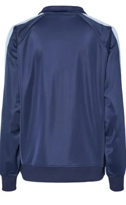 Hot Bluse - Grace Zip - Maritime Blue/Cashmere Blue Stripe Bluser