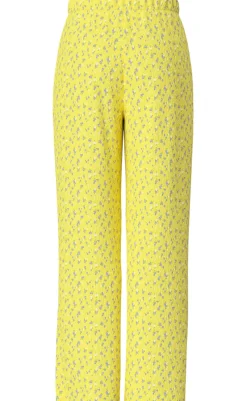 Best Bukser - Flora - Pale Banana/Small Flower Bukser & Jeans